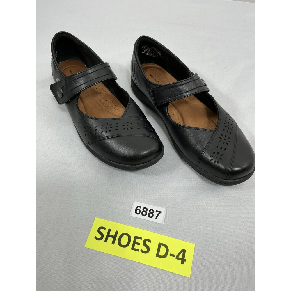 Womans New Rockport Maryjane Shoes Black Size 9